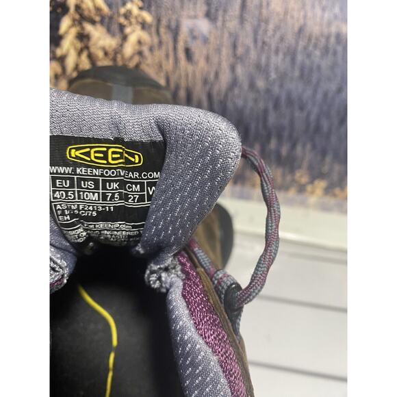 KEEN Womens Steel Toe Work Safety Low Shoe Hiking Size 10 M ASTM f2413-11 - Picture 10 of 10